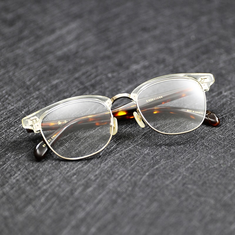 金子眼鏡, KV-131 CYL, SIZE:54-21-155, 男裝, 手錶及配件, 眼鏡 