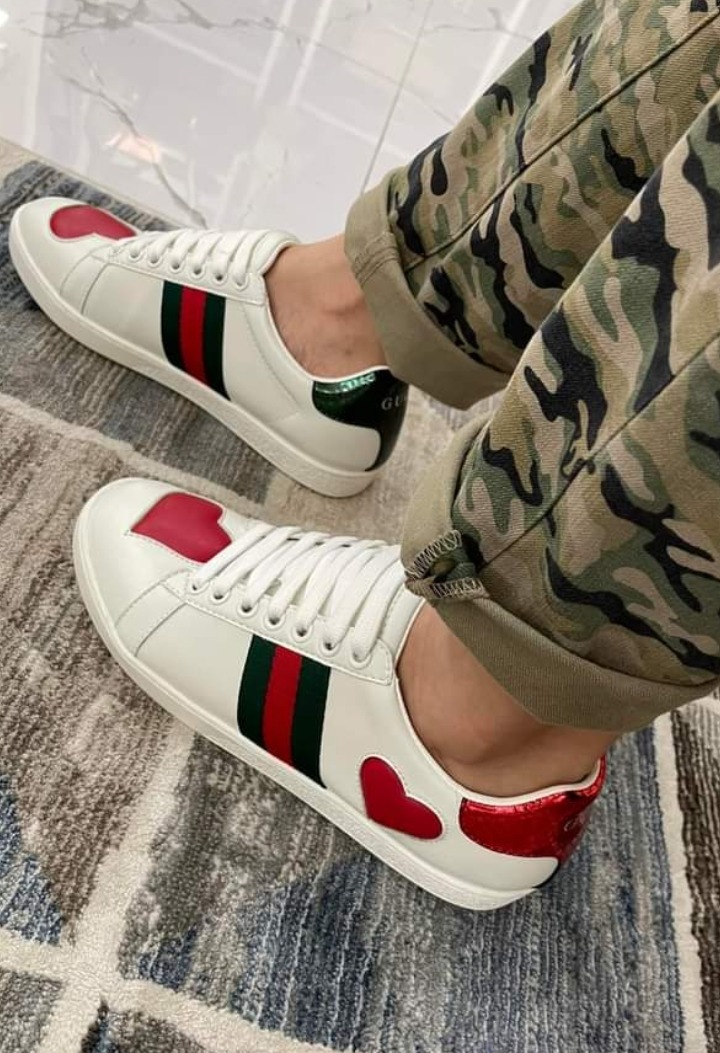 Gucci shoes with red heart new arrivals