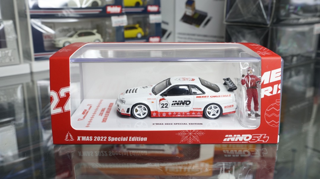 現貨] Inno64 聖誕隱藏版1/64 NISSAN SKYLINE GT-R R34 