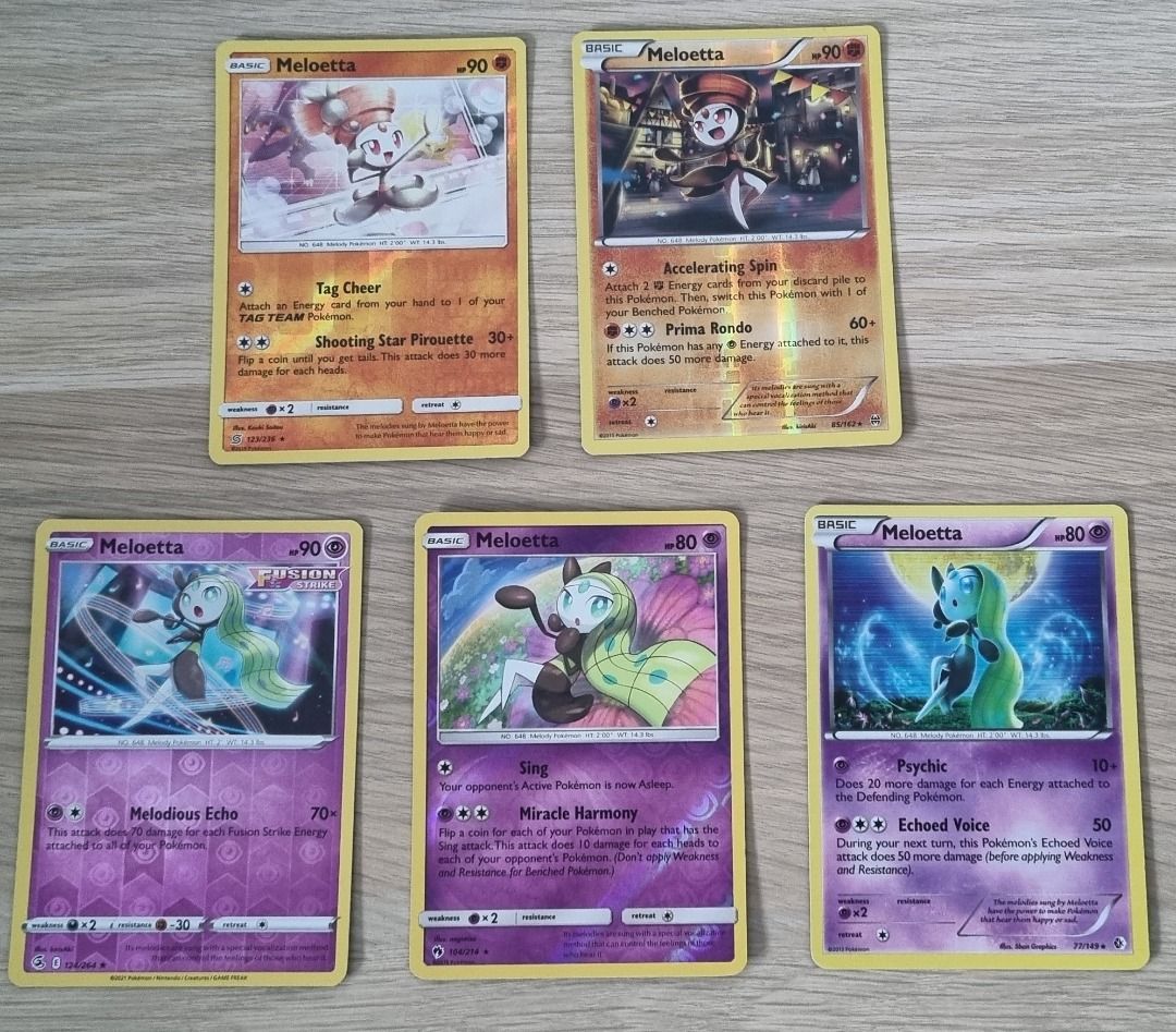 Meloetta - 124/264 - Rare - Reverse Holo - Pokemon Singles » Sword