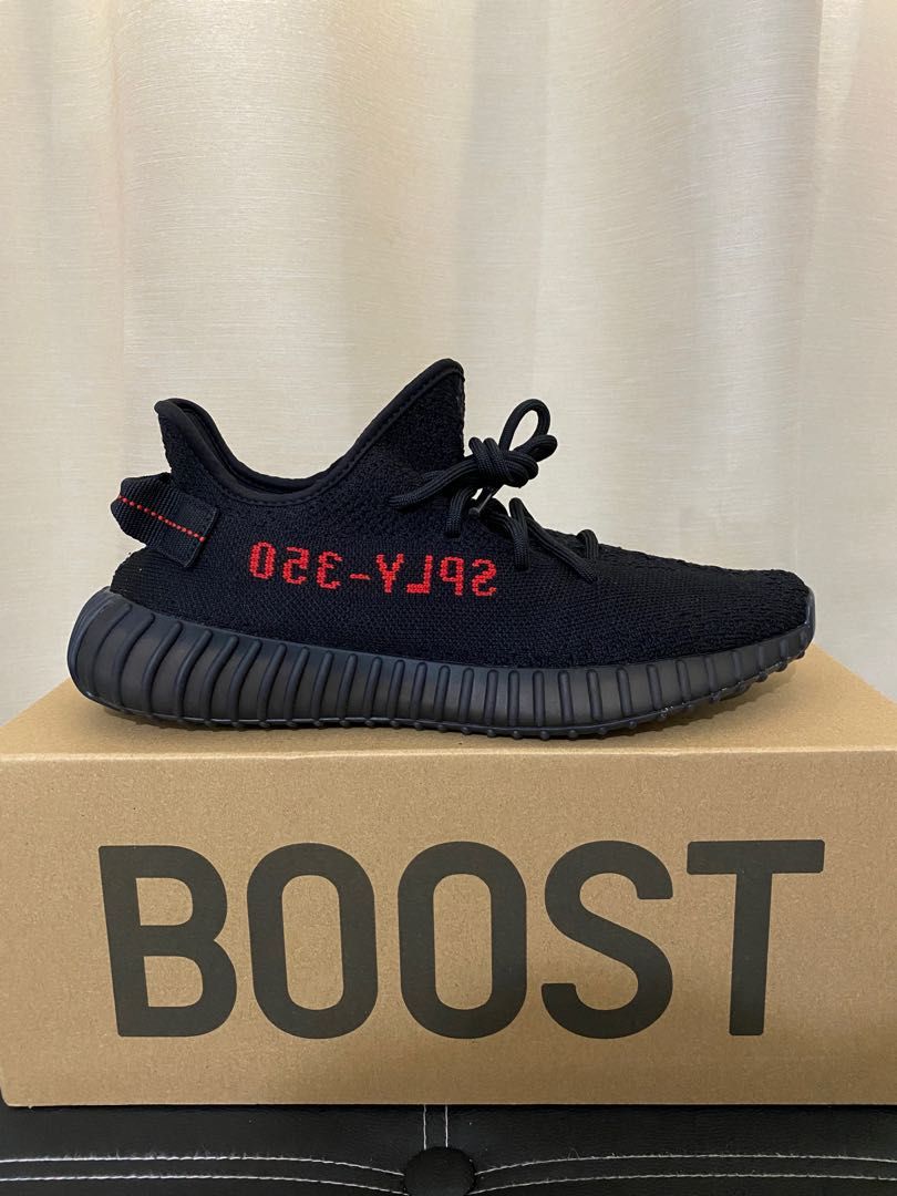 Adidas Yeezy boost 350 V2 Bred, Men's Fashion, Footwear, Sneakers on
