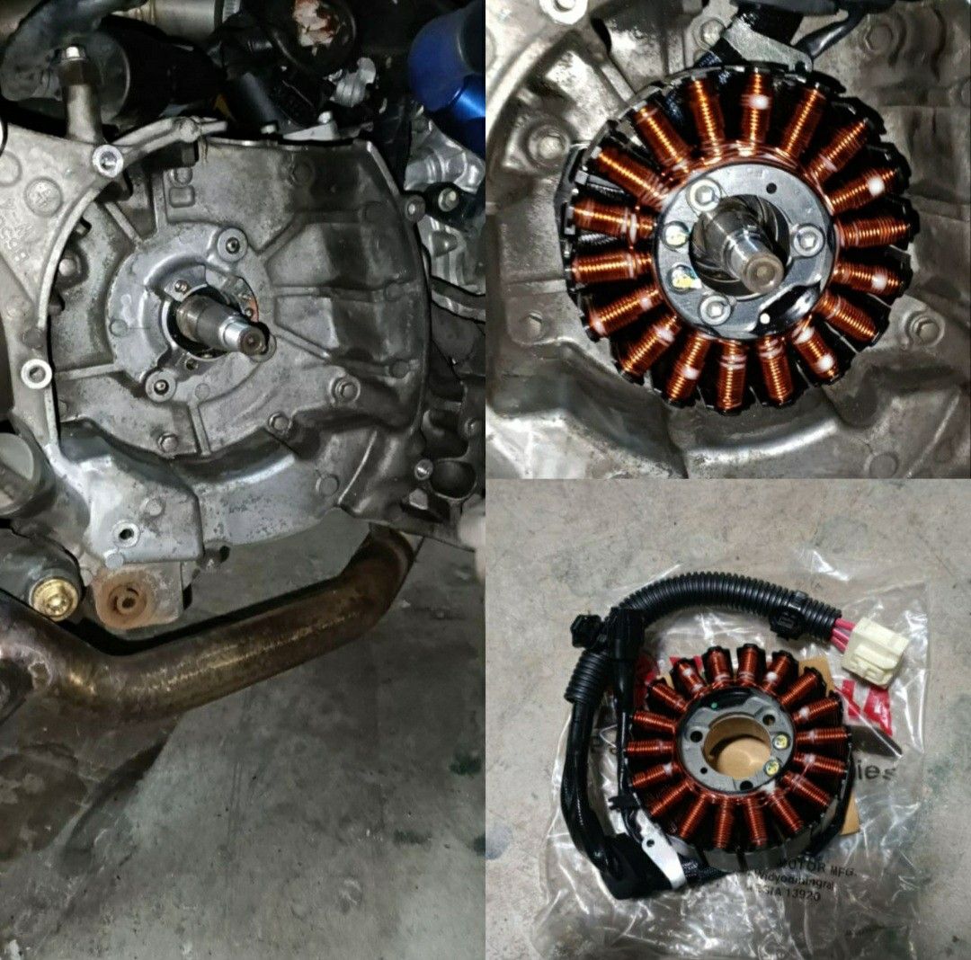 Aerox and Nmax V1V2. Replace the new connector and coil repair