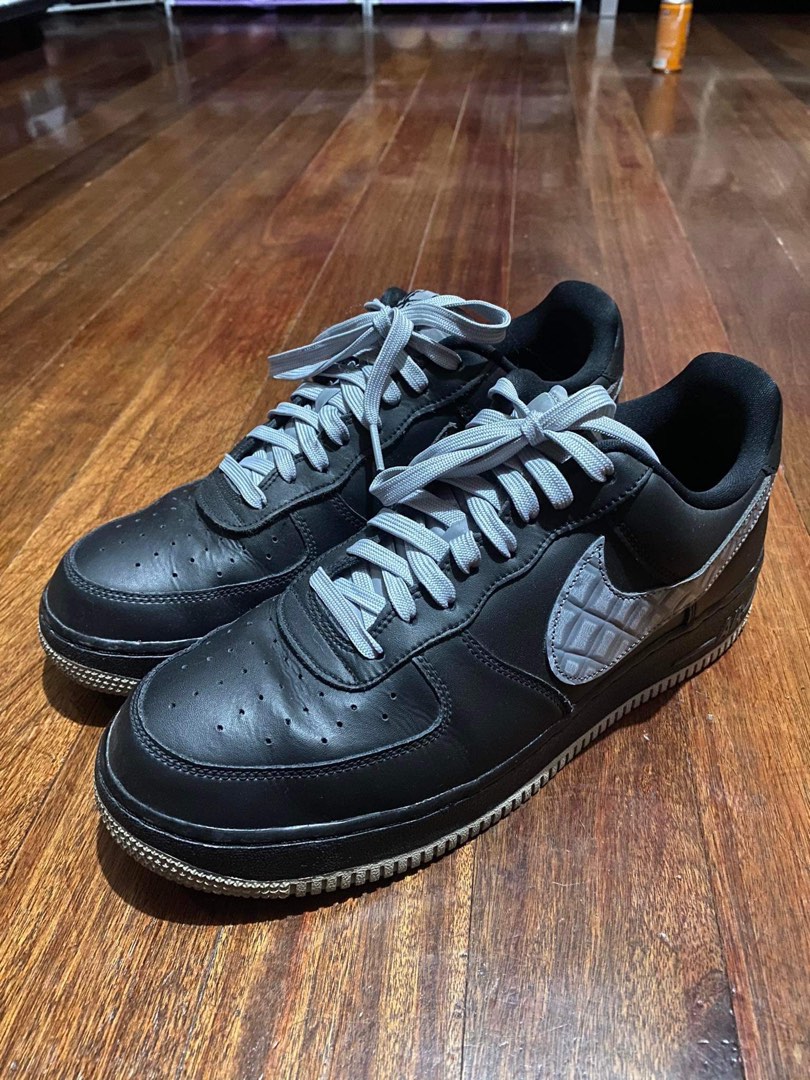 Checkered air force ones sales