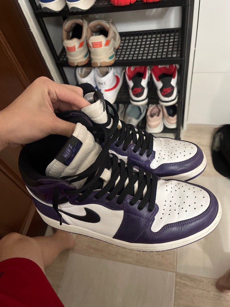Nike air on sale jordan court purple