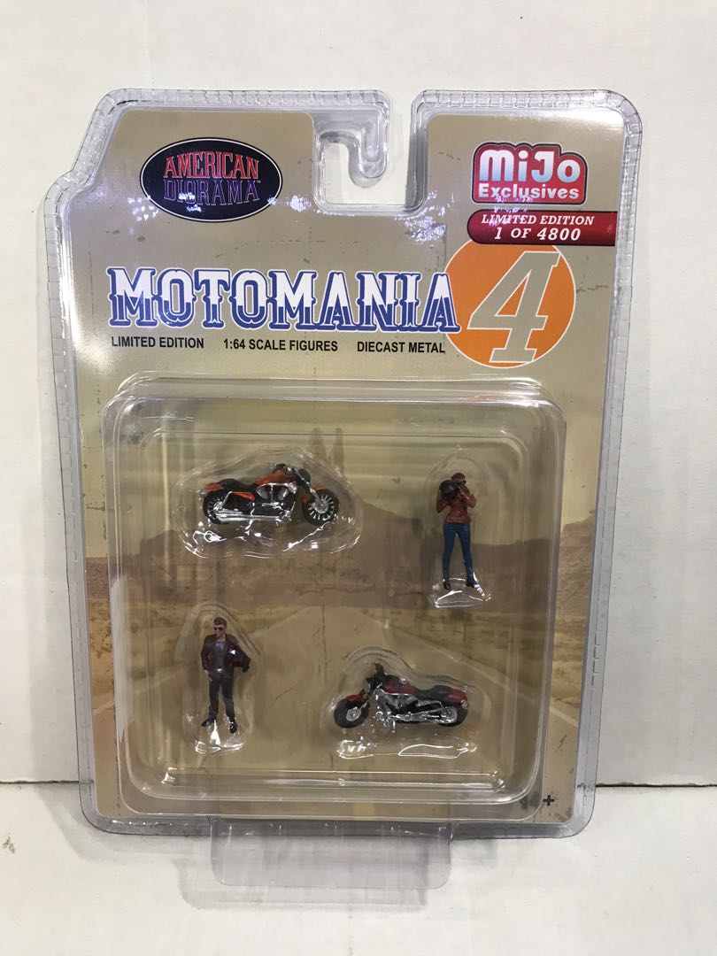 American Diorama 1/64 Figures Set - Motomania 4 - MIJO Exclusives