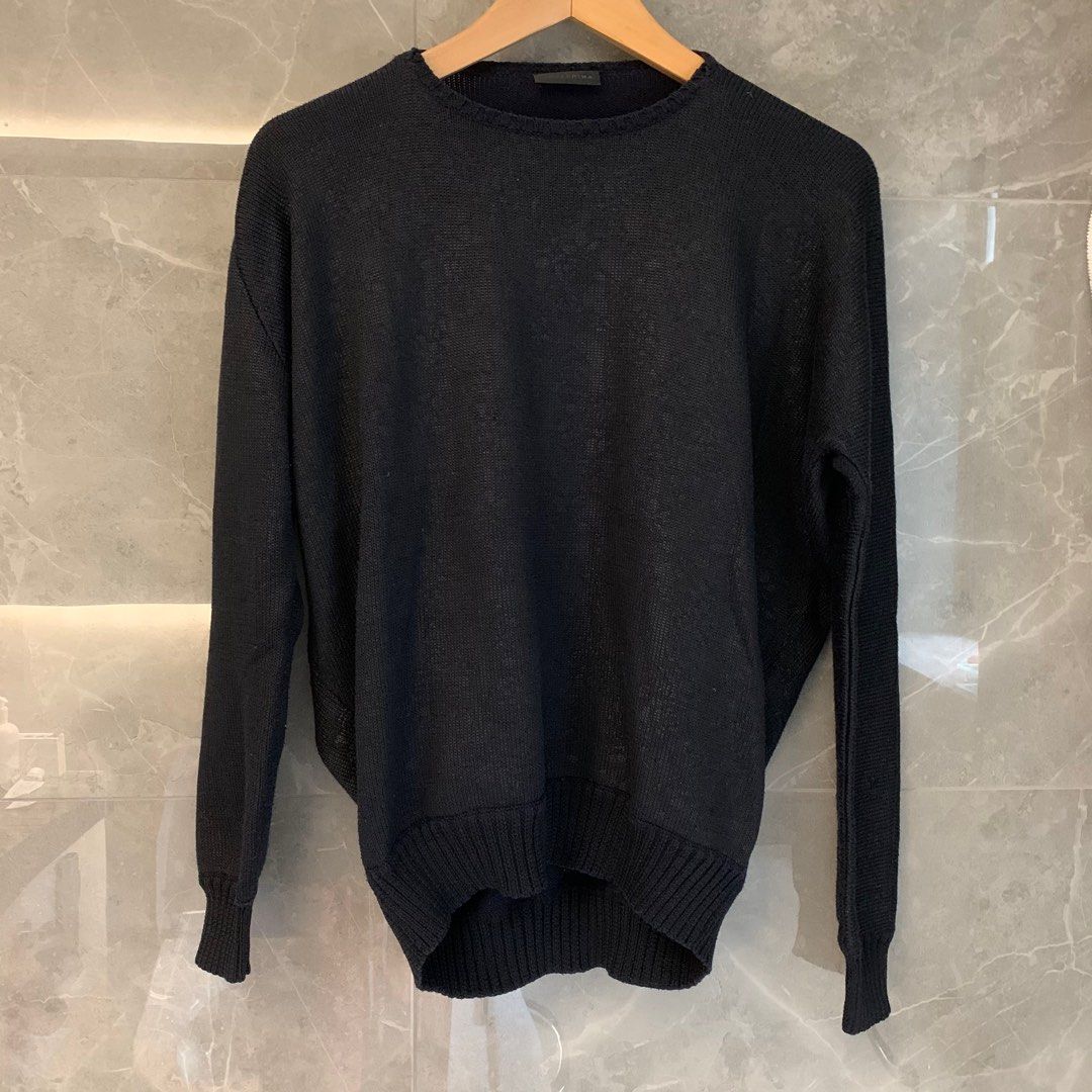 Anteprima knit sweater with shimmer, 名牌, 服裝- Carousell