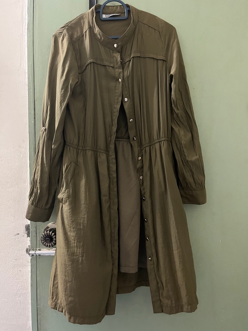 army green high top nikes