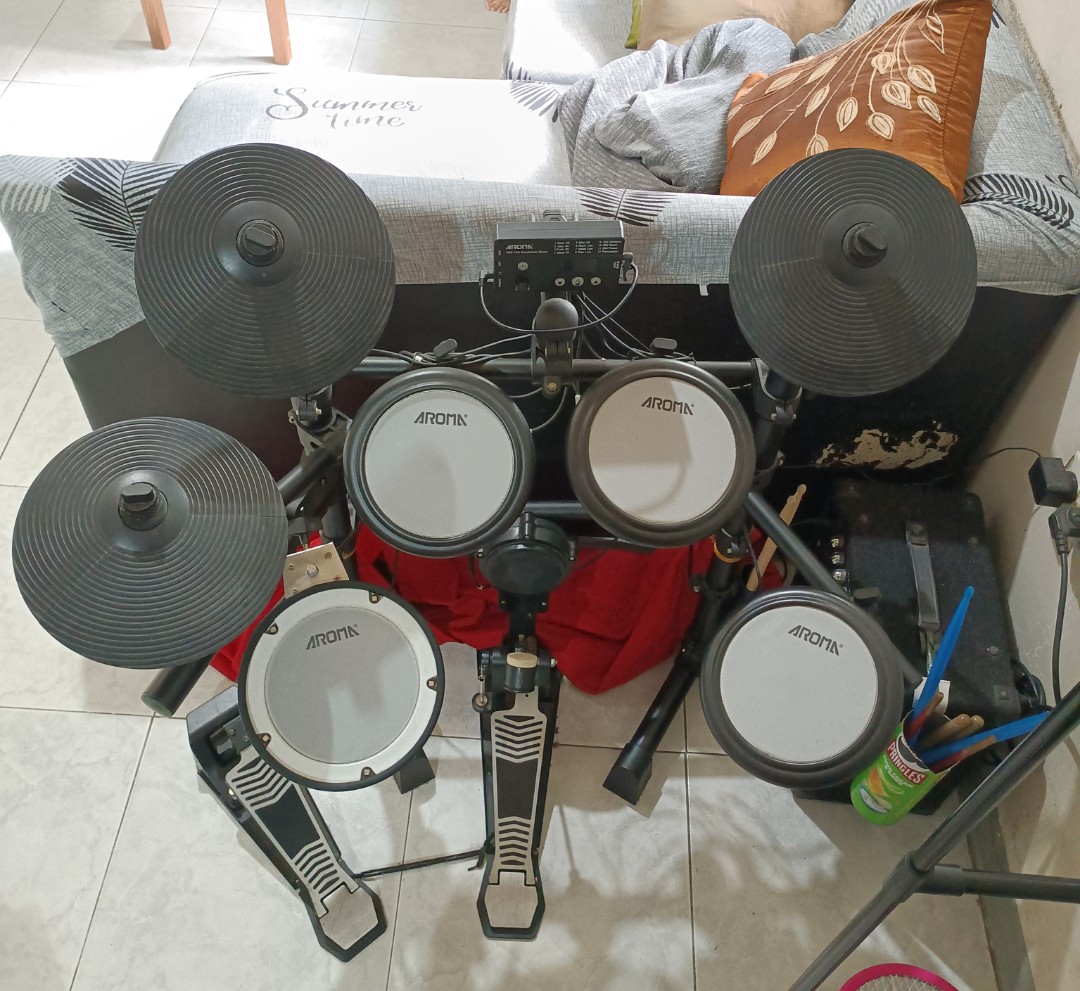 Aroma Tdx16s All Mesh Electric Drums For Sale Or Swap Hobbies And Toys Music And Media Musical 9698