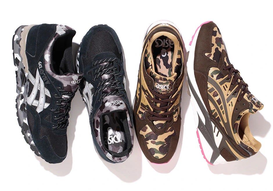 ASICS X BAPE GEL LYTE KAYANO PACK
