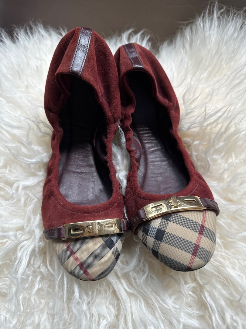 Burberry flats online on sale