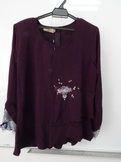 Baju Kurung Zoffya Purple XL