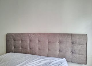 Detachable bed headrest headboard