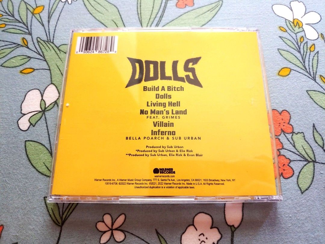 Bella Poarch Dolls EP CD TikTok, Hobbies & Toys, Music & Media, CDs