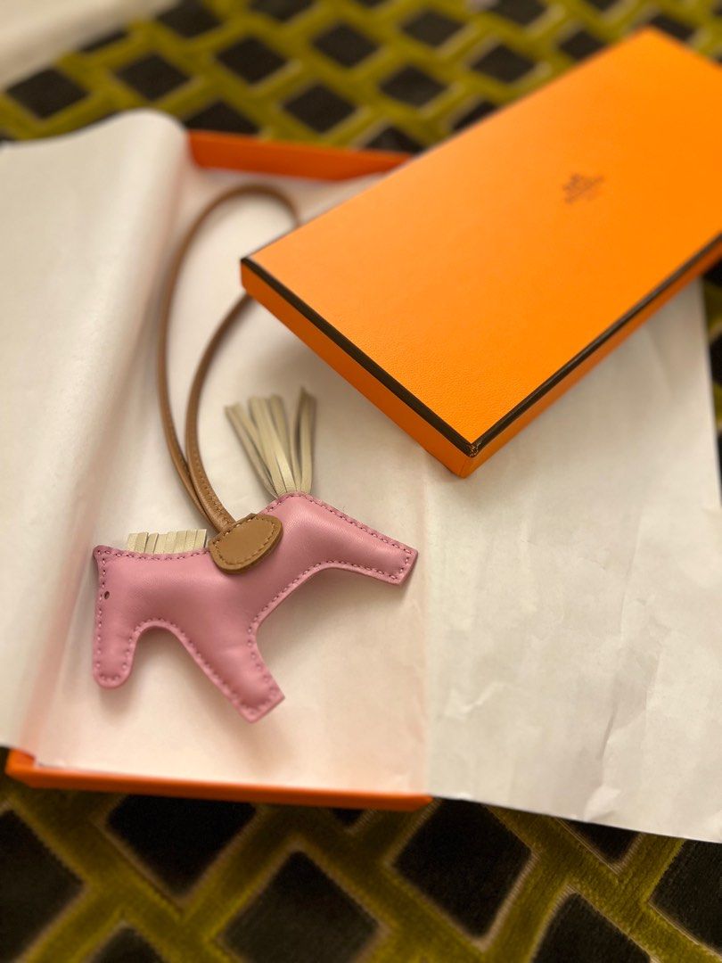 BNIB Hermes Pegasus charm pink