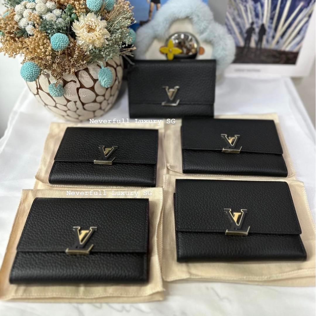 Louis Vuitton LV CLEA wallet - monogram print on empreinte leather noir,  Luxury, Bags & Wallets on Carousell