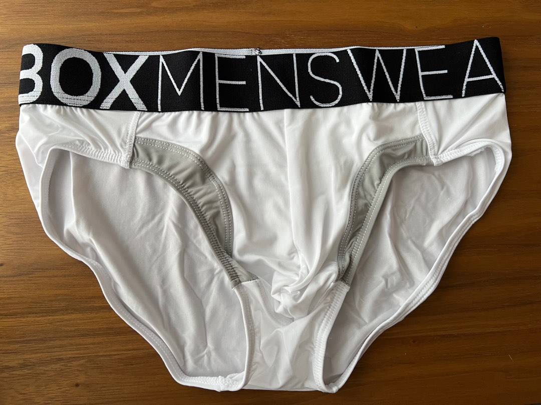BOX men's underwear - Brief (Fit 32-34 Inches / 81-86 cm), Men's Fashion,  Bottoms, New Underwear on Carousell