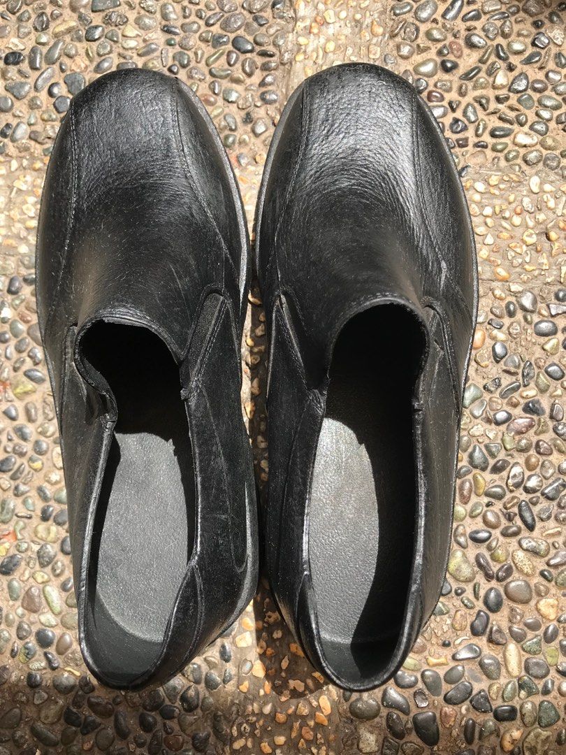 Black pvc shoes Clearance