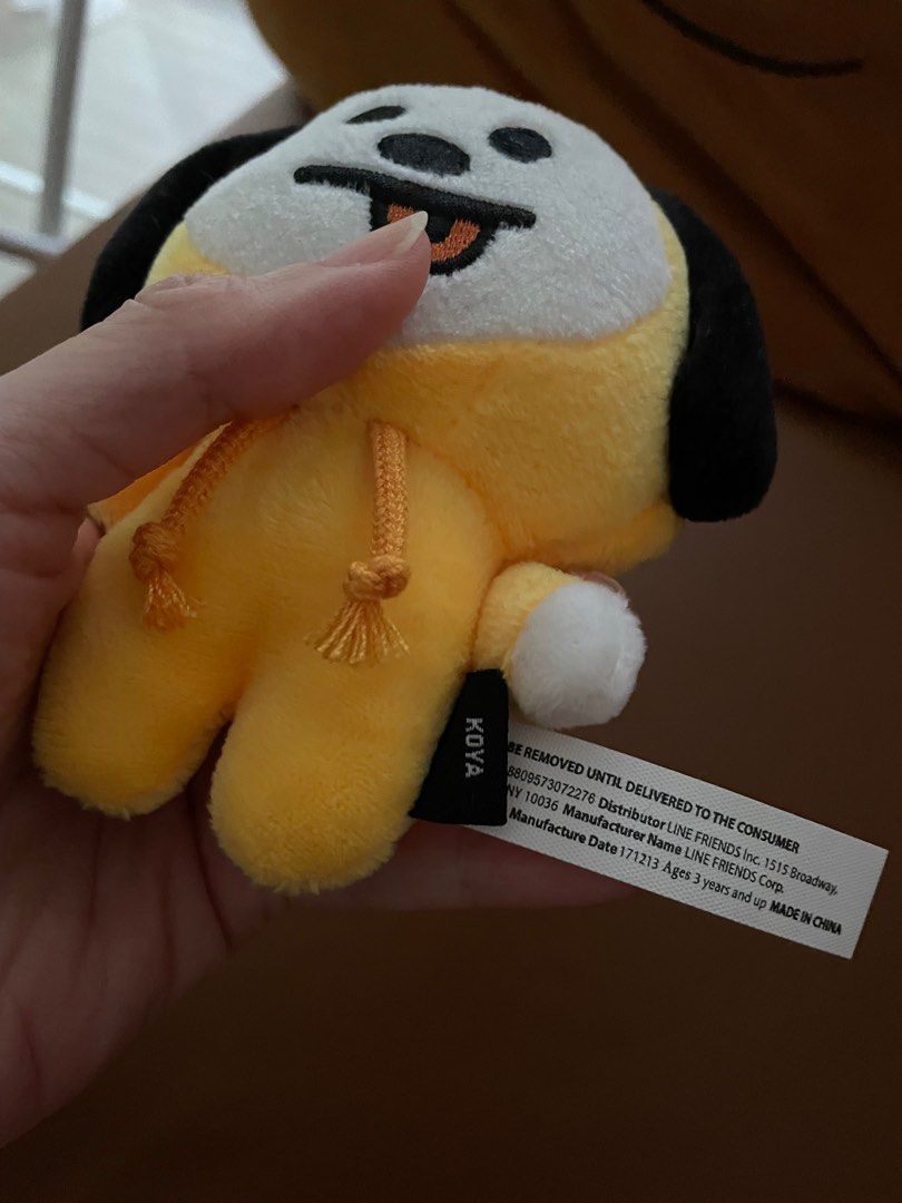 Bt21 chimmy plush key chain