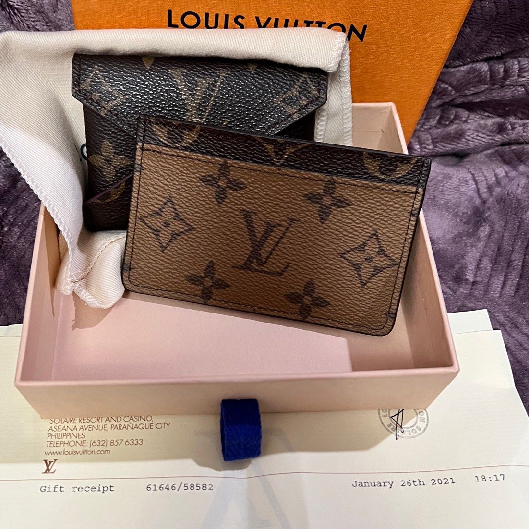 LV card organizer, Luxury, Bags & Wallets on Carousell