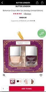 Butter London Nail Lacquer limited edition set