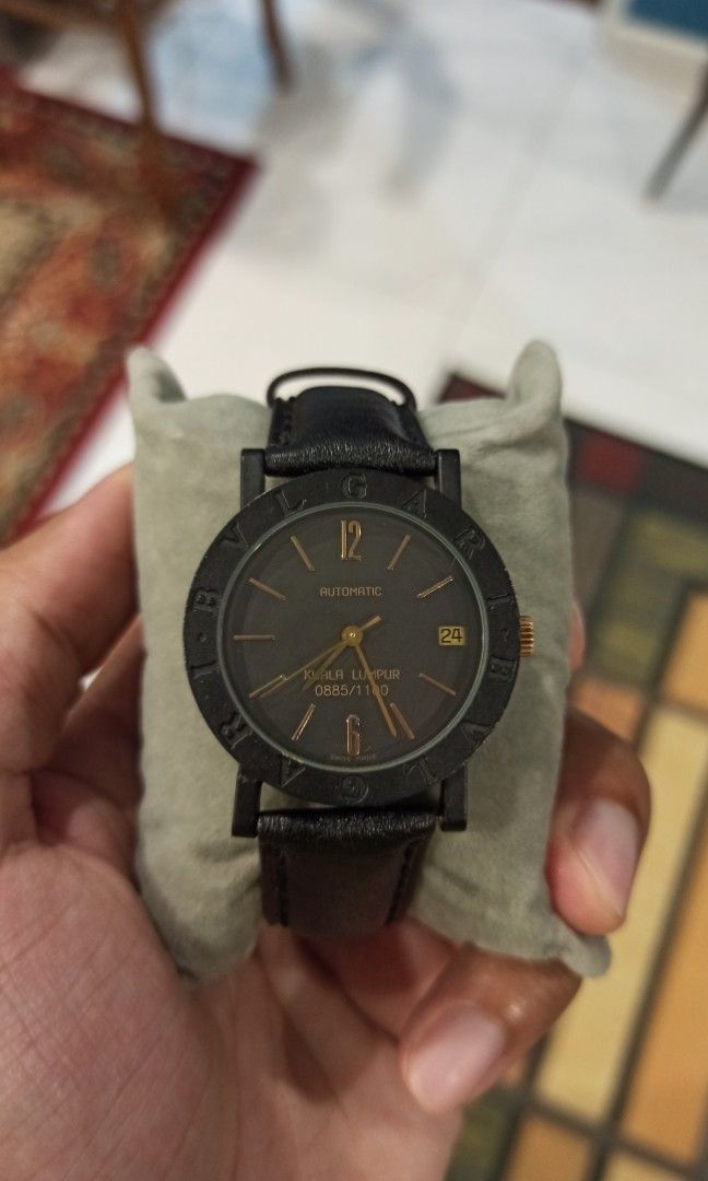 BVLGARI BB33 CARBON GOLD KUALA LUMPUR LIMITED EDITION SWISS MADE WATCH