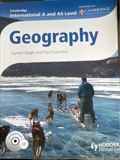 Cambridge International A and AS Level Geography Textbook (written by Garrett Nagle and Paul Guinness)