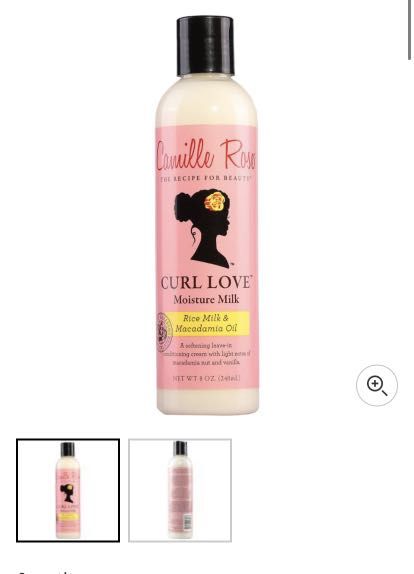 Camille Rose Moisture Milk CG Curly Hair Leave In, Beauty & Personal