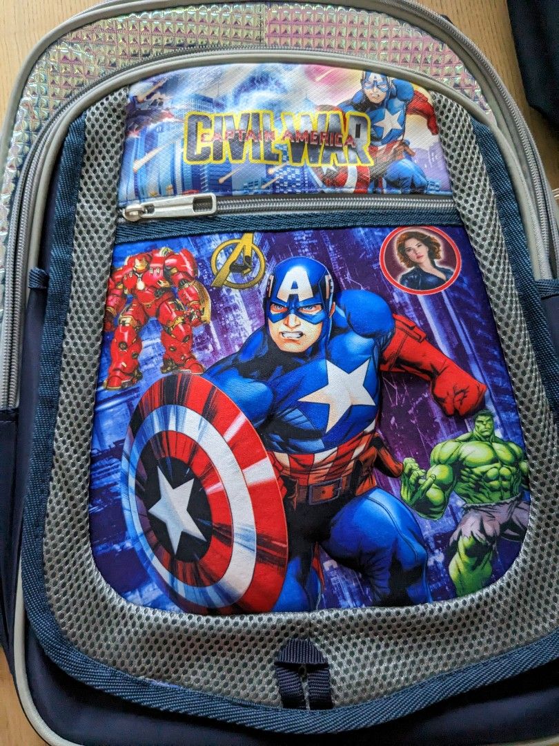 Captain America backpack Men s Fashion Bags Backpacks on Carousell