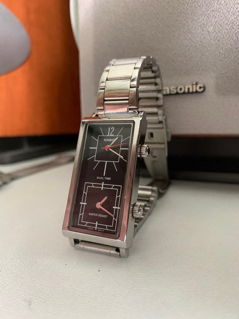 Casio Dual Time Watch, Women's Fashion, Watches & Accessories, Watches ...