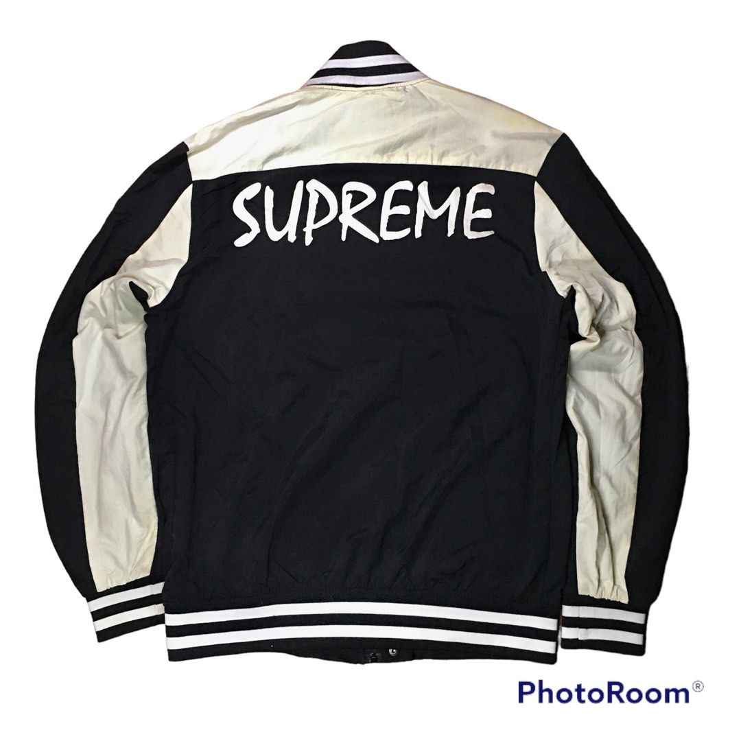Champion supreme deals varsity jacket