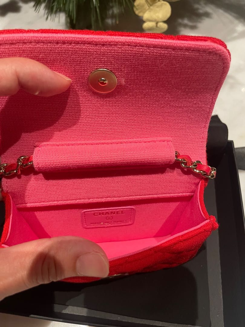 Chanel mini Wallet on Chain BNIB 2022 X’mas limited edition, Luxury