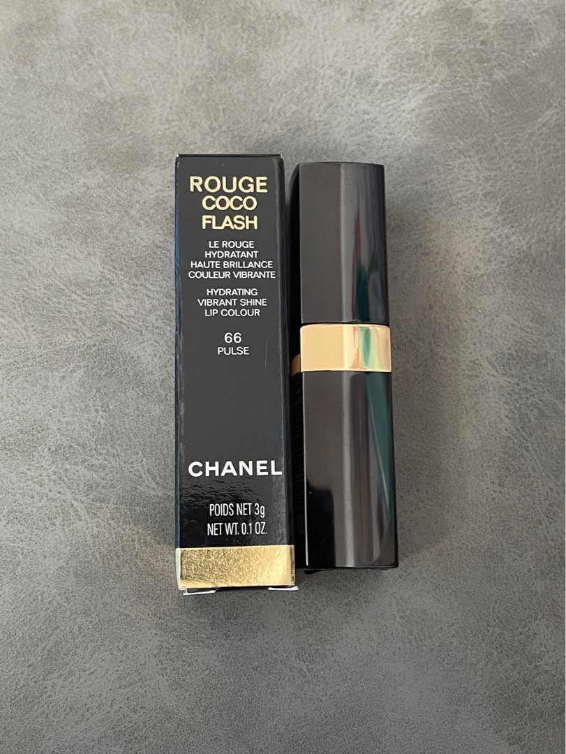 Chanel Rouge Coco Flash  Hydrating Vibrant Shine Lipstick  66 Pulse   NIB  eBay