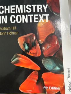Chemistry in context 6th edition