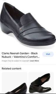 Clarks Black Shoes