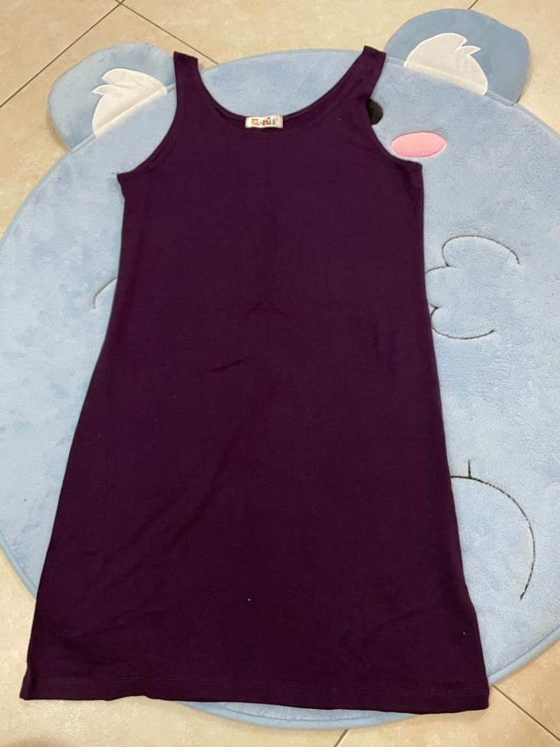 Dark purple slip dress hotsell