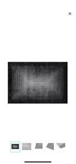 Large Cloud High Pile Carpet (Grey / Black)