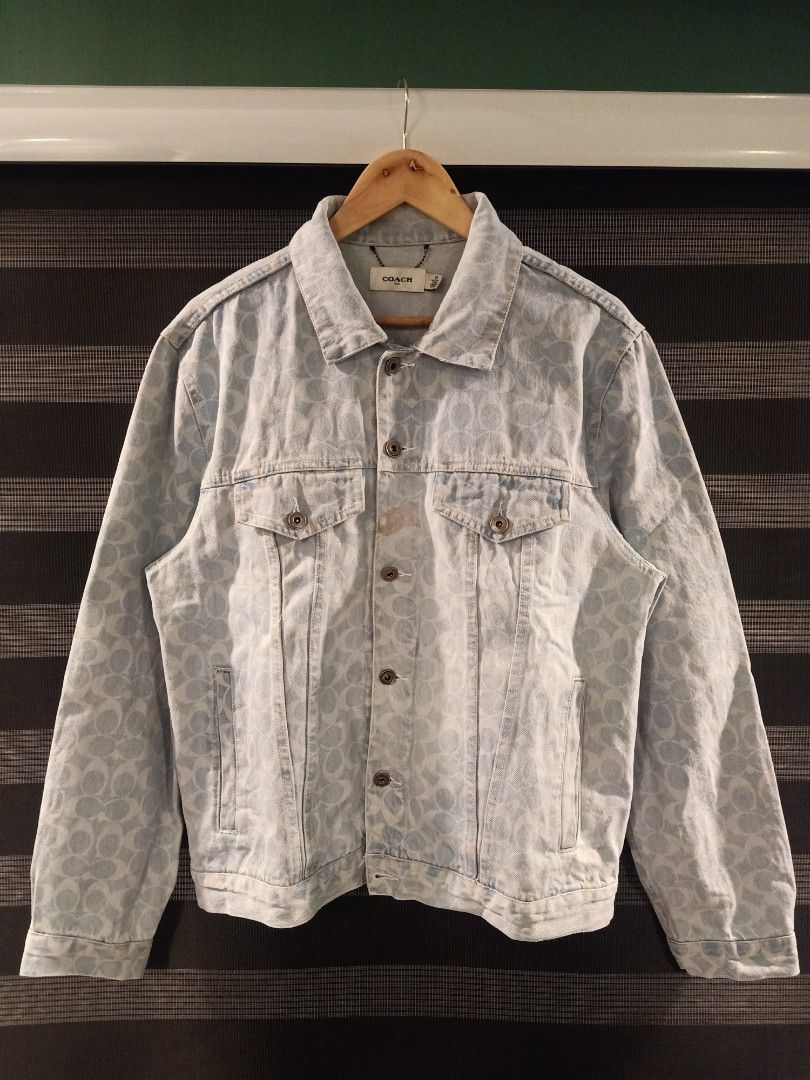 Coach denim jacket, Men's Fashion, Coats, Jackets and Outerwear on