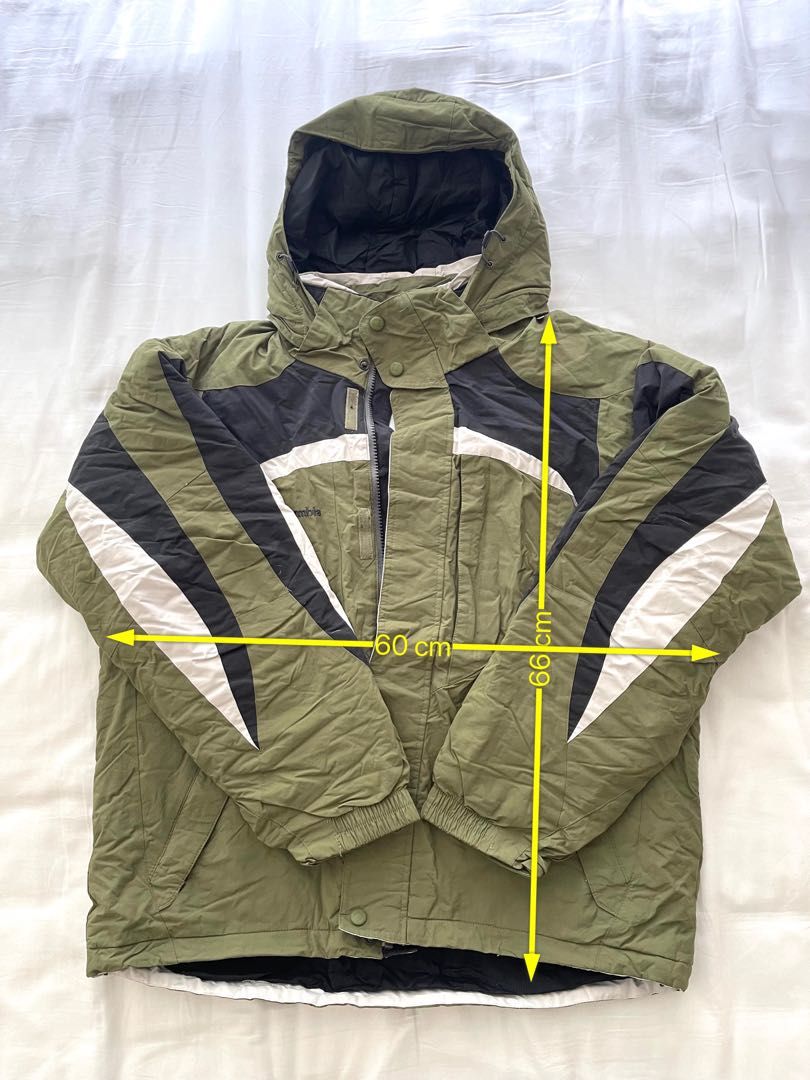 Army green columbia jacket best sale