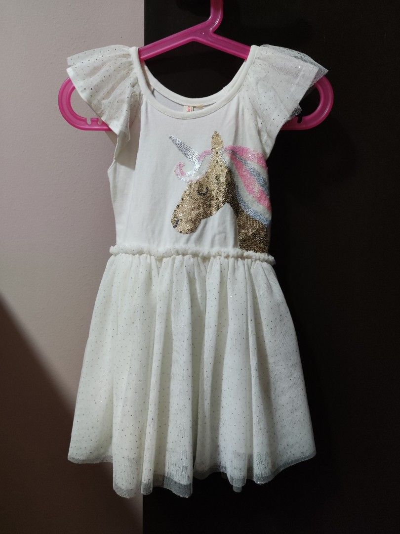 Unicorn dress cotton on on sale
