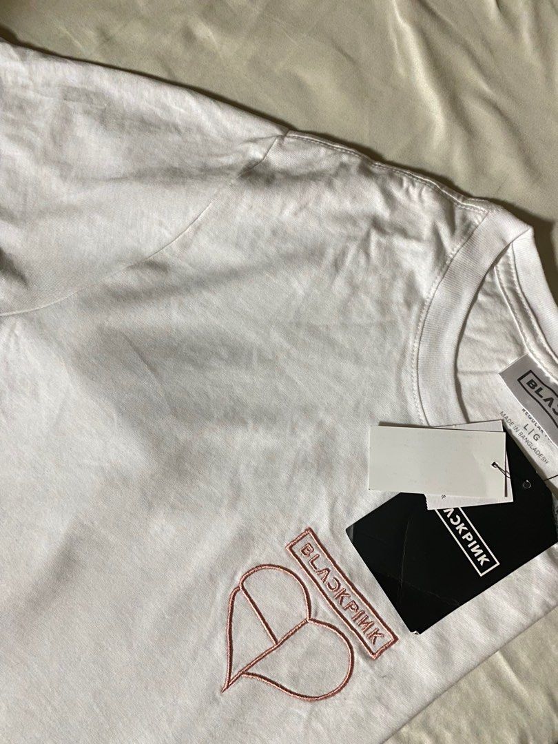 Cotton On x Blackpink Logo, Women's Fashion, Tops, Shirts on Carousell