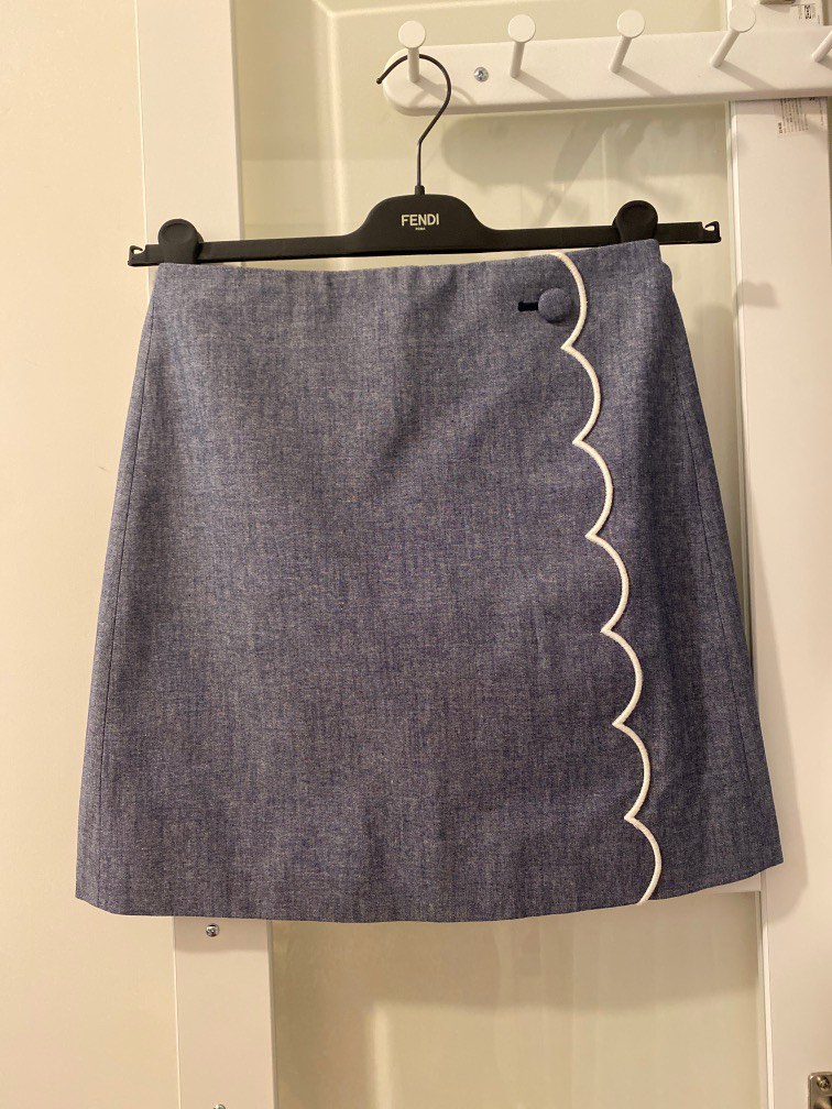 cotton skirt with lining