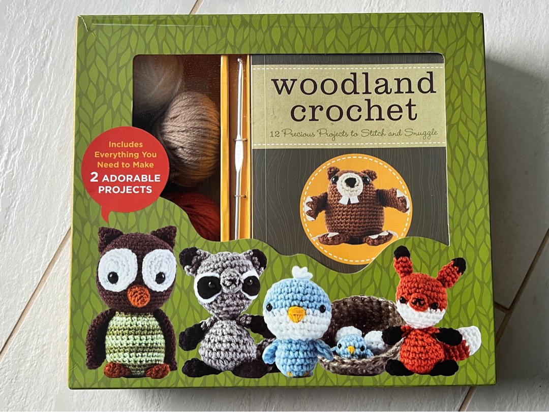 Woodland Crochet Kit: 12 Precious Projects to Stitch and Snuggle - Includes  Materials to Make 2 Adorable Projects (Kit)