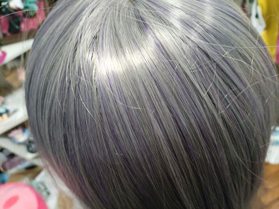 Dark grey sale cosplay wig