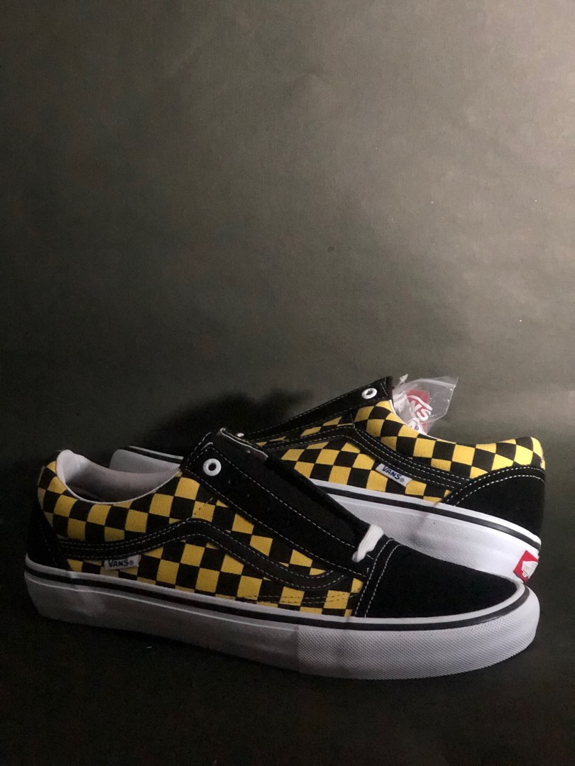 Checkerboard Sneakers Black And Gold Checkerboard Vans Vans Shoes