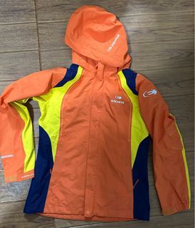 EIDER Gore-Tex Jacket Men's MEDIUM Mesh Lined Windproof Waterproof Hiking  Zip