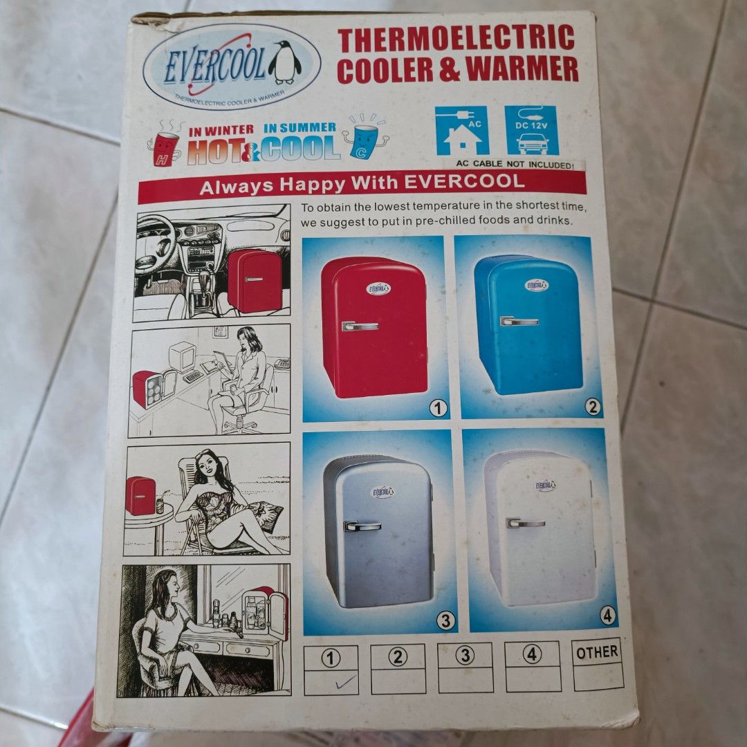 Evercool Thermoelectric Cooler Warmer Mini Refrigerator