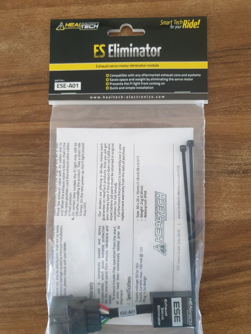 Exhaust servo eliminator, Motorcycles, Motorcycle Accessories on Carousell