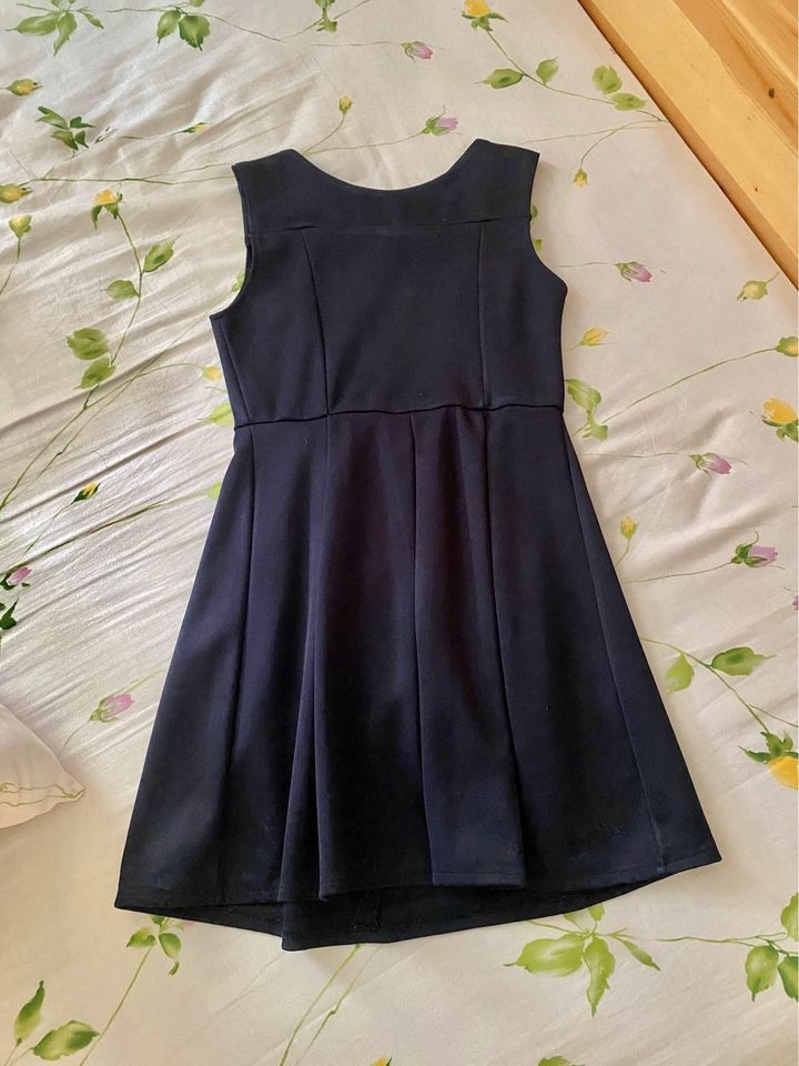 Molly Fit and Flair Dress Navy