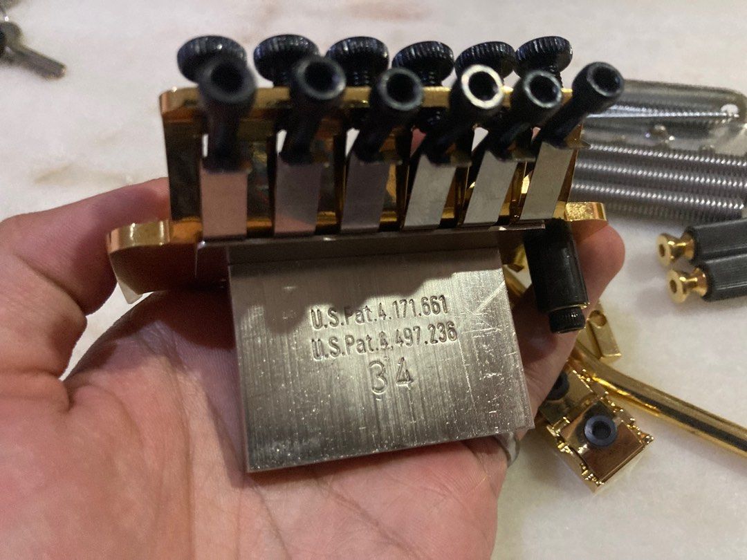Floyd Rose 1000 Series Gold Set Hobbies Toys Music Media