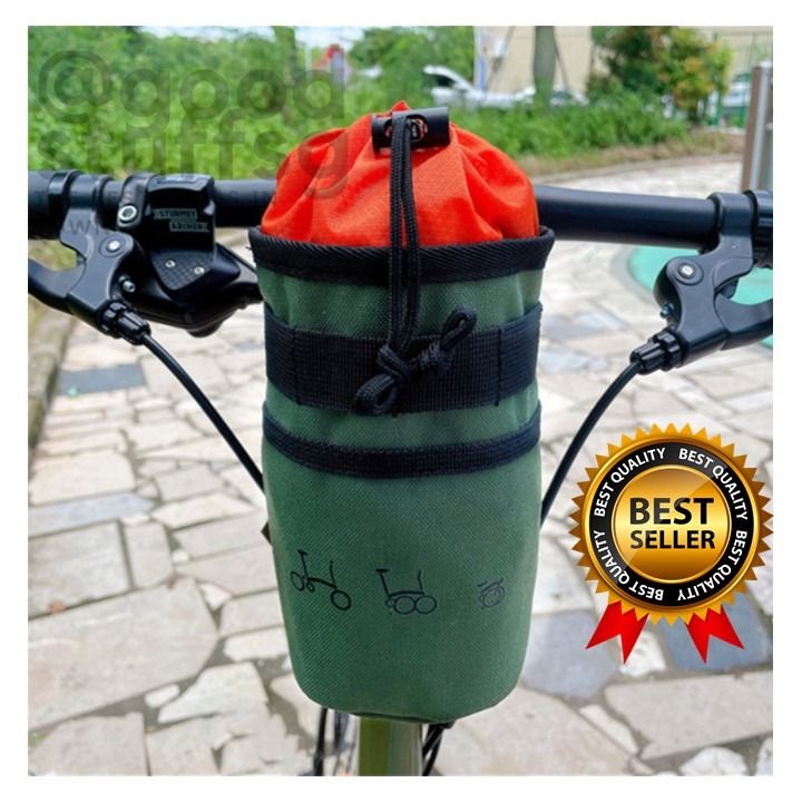 FREE For Brompton Bicycle Water Bottle Bag For Birdy Bike Head Bags Water Cup Mobile Phone Boxes Sports Equipment Bicycles Parts Parts Accessories on Carousell
